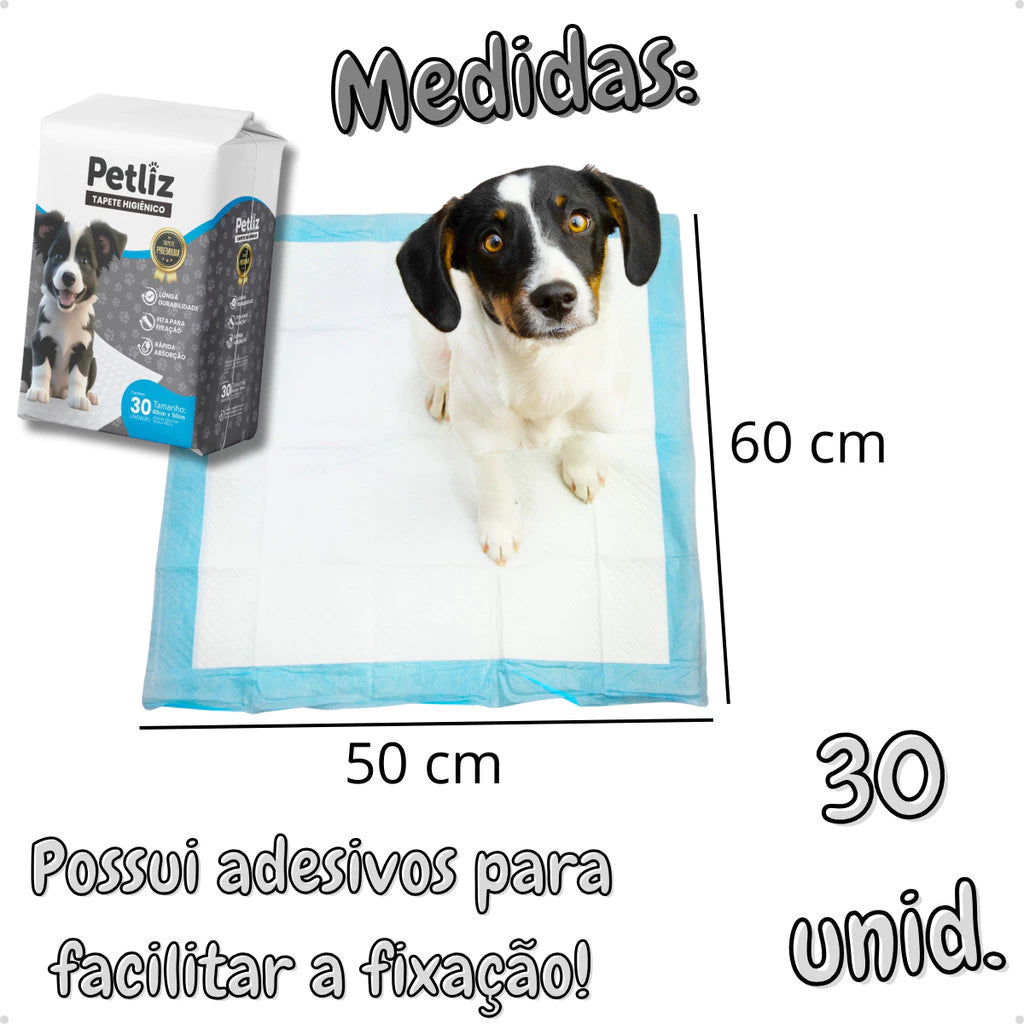 Tapete Higiênico Petliz | Alta Absorção e Controle de Odores para Cães