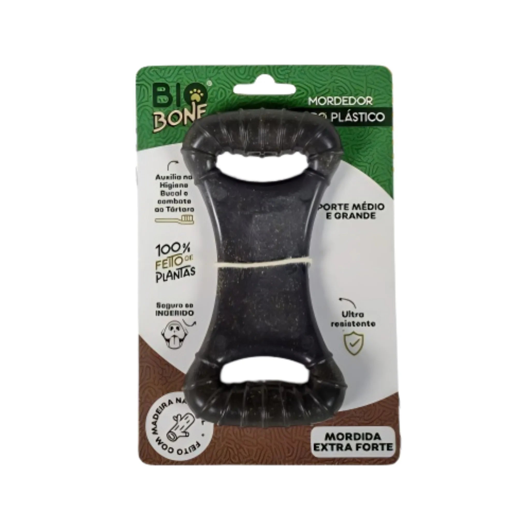 Biobone™ | Brinquedo Ecológico 100% Vegetal para Cães de Todos os Portes