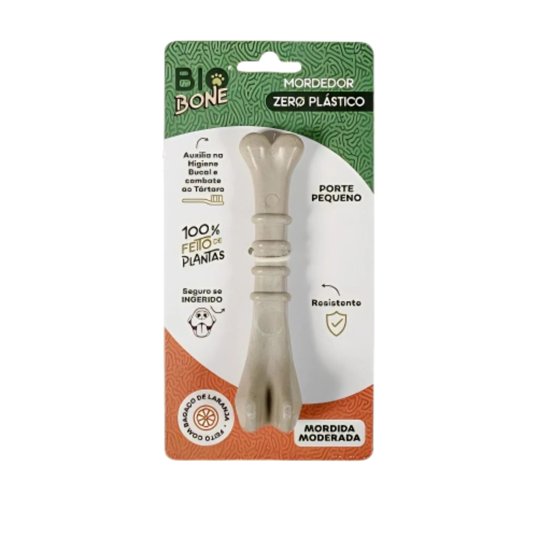 Biobone™ | Brinquedo Ecológico 100% Vegetal para Cães de Todos os Portes