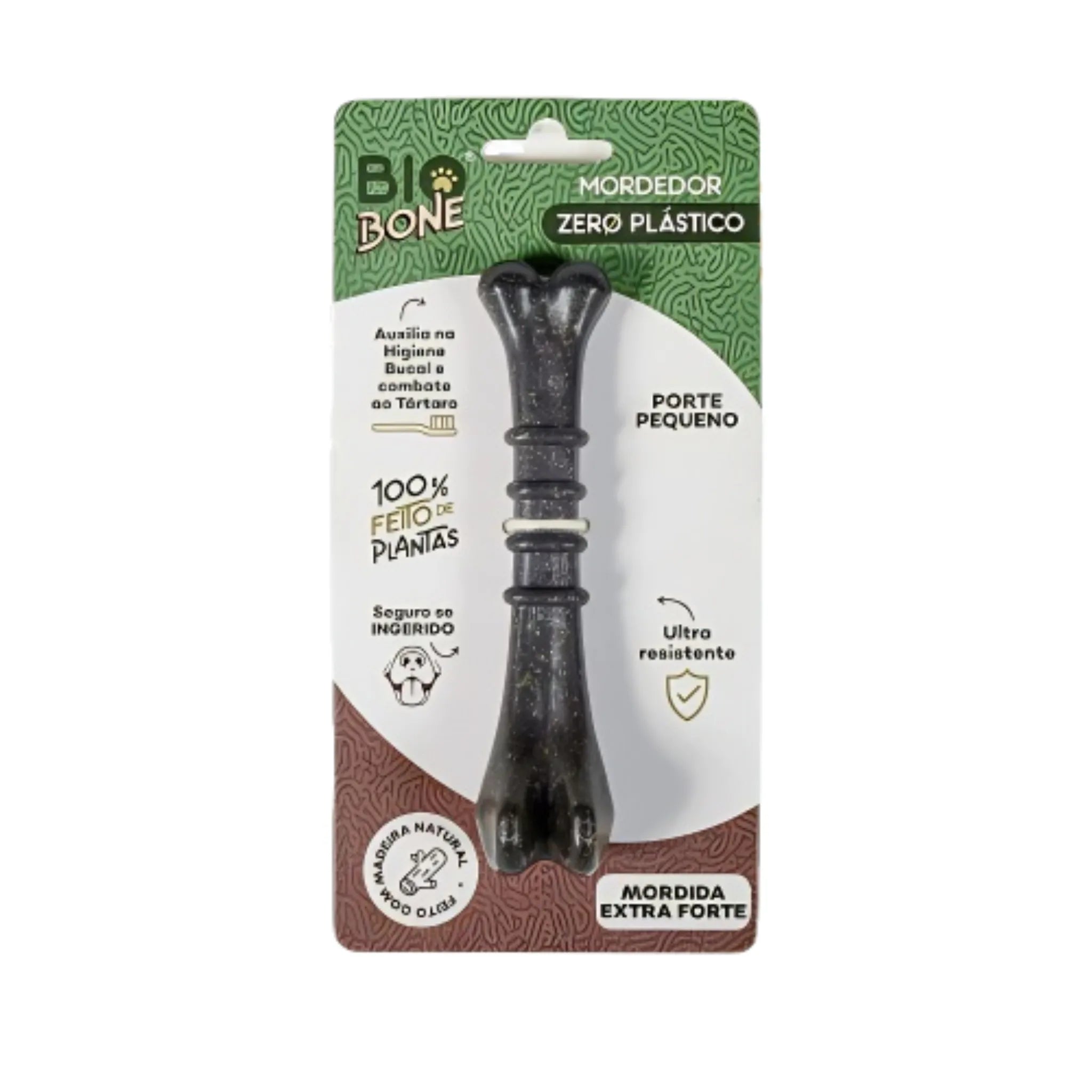 Biobone™ | Brinquedo Ecológico 100% Vegetal para Cães de Todos os Portes