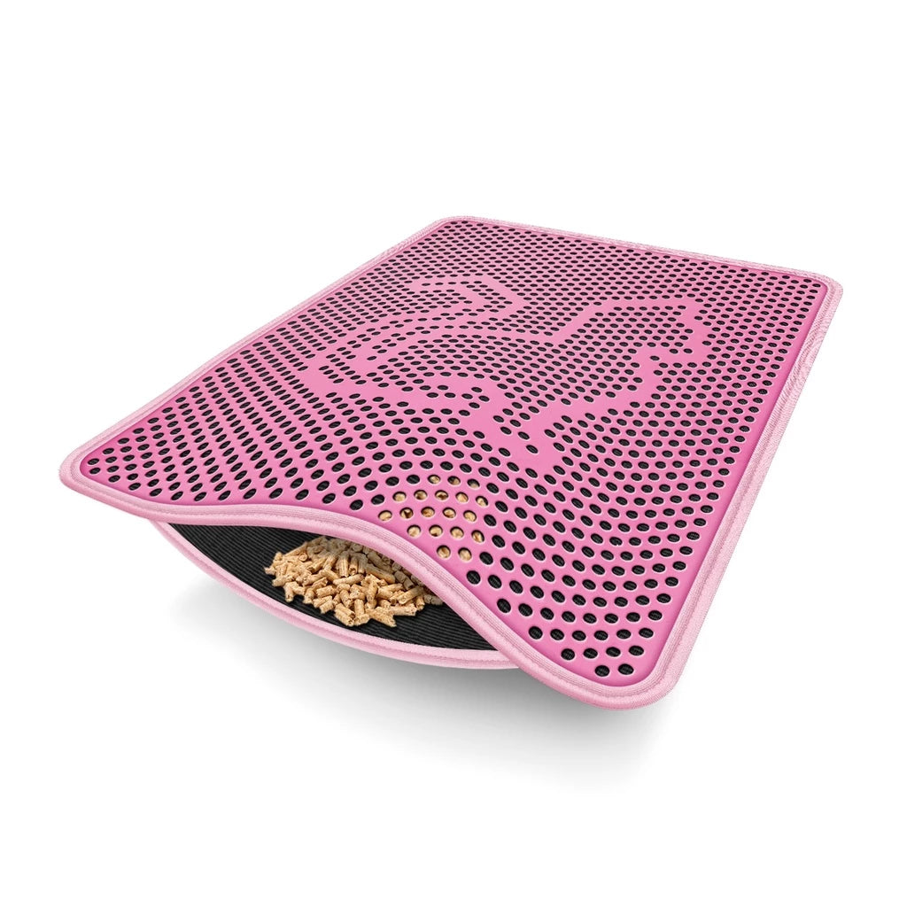 CatClean Mat™ | Tapete Captador de Areia para Caixa de Areia de Gatos
